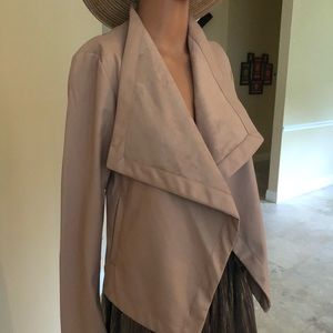 Saks 5th Avenue - Tan Crop Jacket